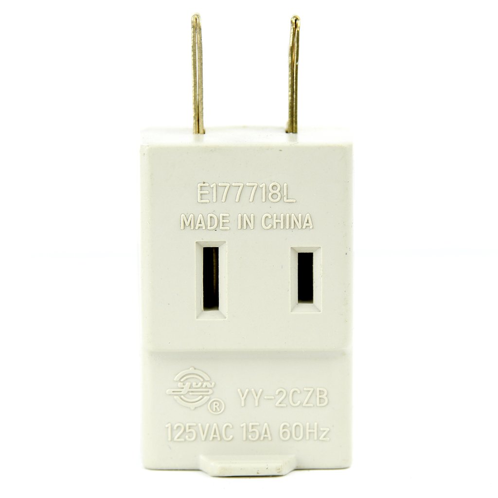 12 pack - Sunlite 04054-SU Outlet Adapter E136 Polarized Cube Tap