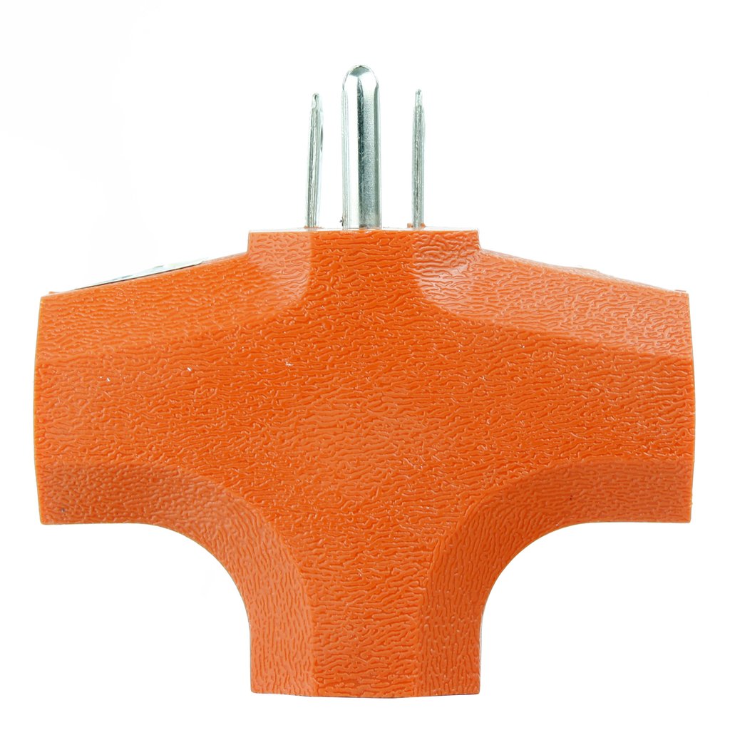 12 pack - Sunlite 04058-SU Outlet Adapter E132 Outdoor Tri Tap