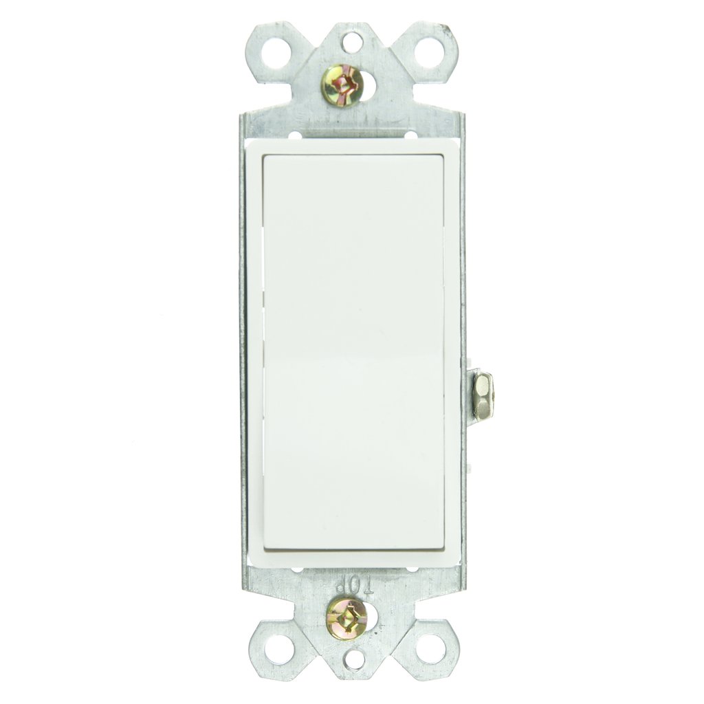 12 pack - Sunlite 08120-SU Rocker Switch E509 On/Off Grounded White