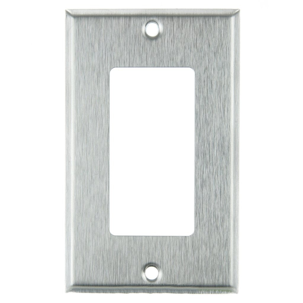 12 pack - Sunlite 50703-SU Wall Plate E301/S 1 Gang Decorative Switch