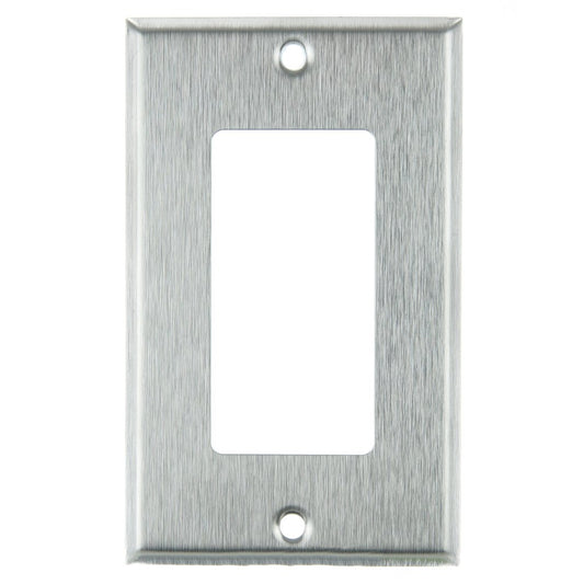 12 pack - Sunlite 50703-SU Wall Plate E301/S 1 Gang Decorative Switch