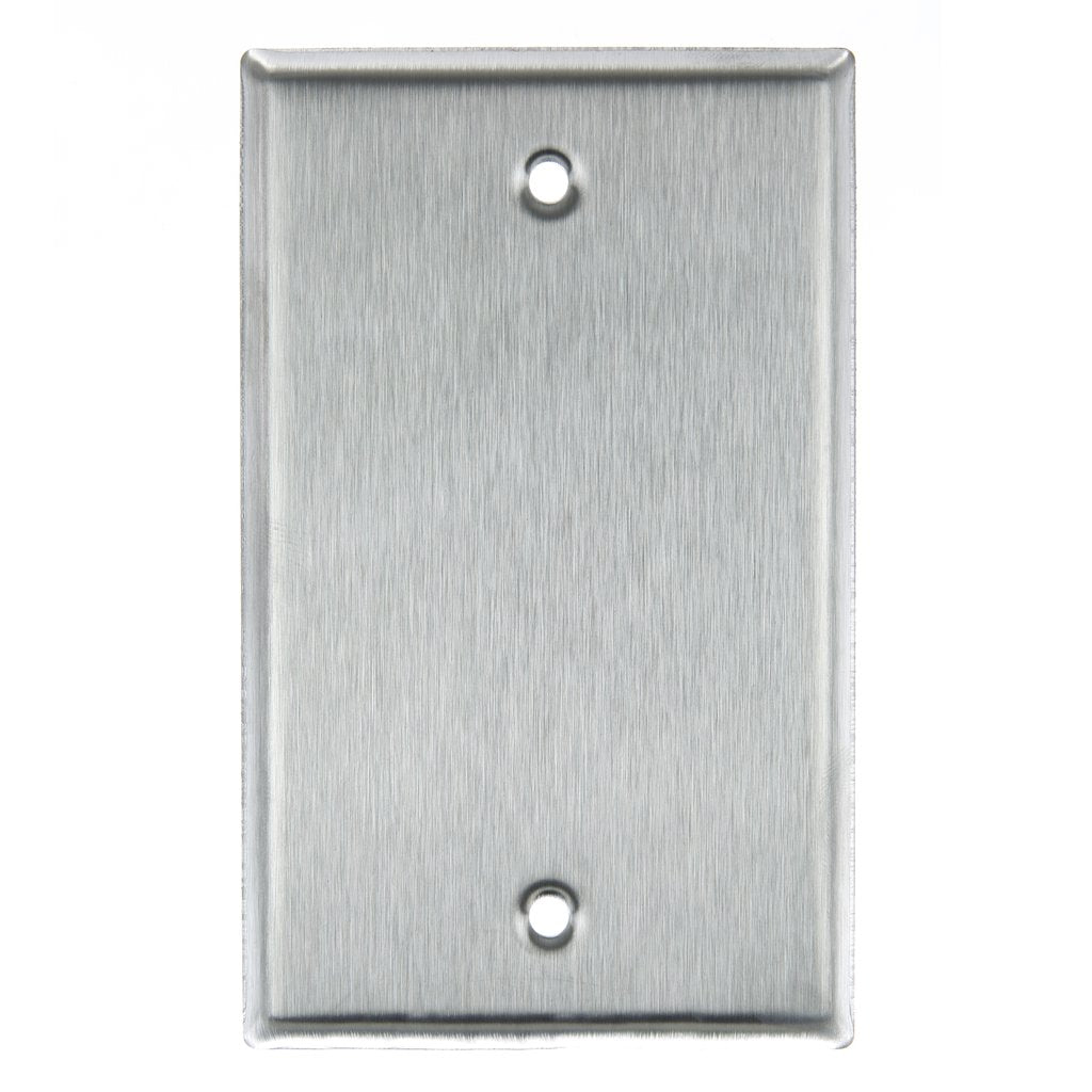 12 pack - Sunlite 50768-SU Wall Plate E401/S 1 Gang Blank Switch and