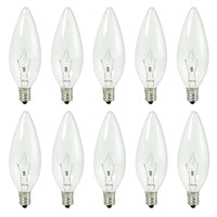 20 pack - Bulbrite 861002 (460060) 60W B10 Warm White Halogen