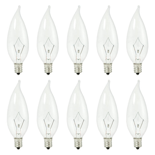 20 pack - Bulbrite 861109 (460360) 60W CA10 Warm White Halogen