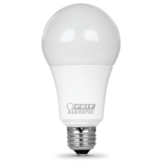 4 pack - Feit Electric OM100DM/950CA 15W A19 White LED Light Bulb