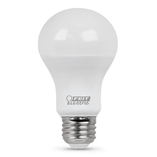 6 pack - Feit Electric A800/850/10KLED 8.5W A19 White LED Light Bulb