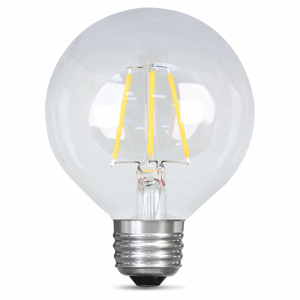 2 pack - Feit Electric BPG2525/927CA/FIL/RP 3W G25 LED Light Bulb