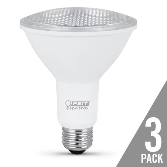 3 pack - Feit Electric PAR30L75/10KLED/3 10.5W PAR30 LED Light Bulb