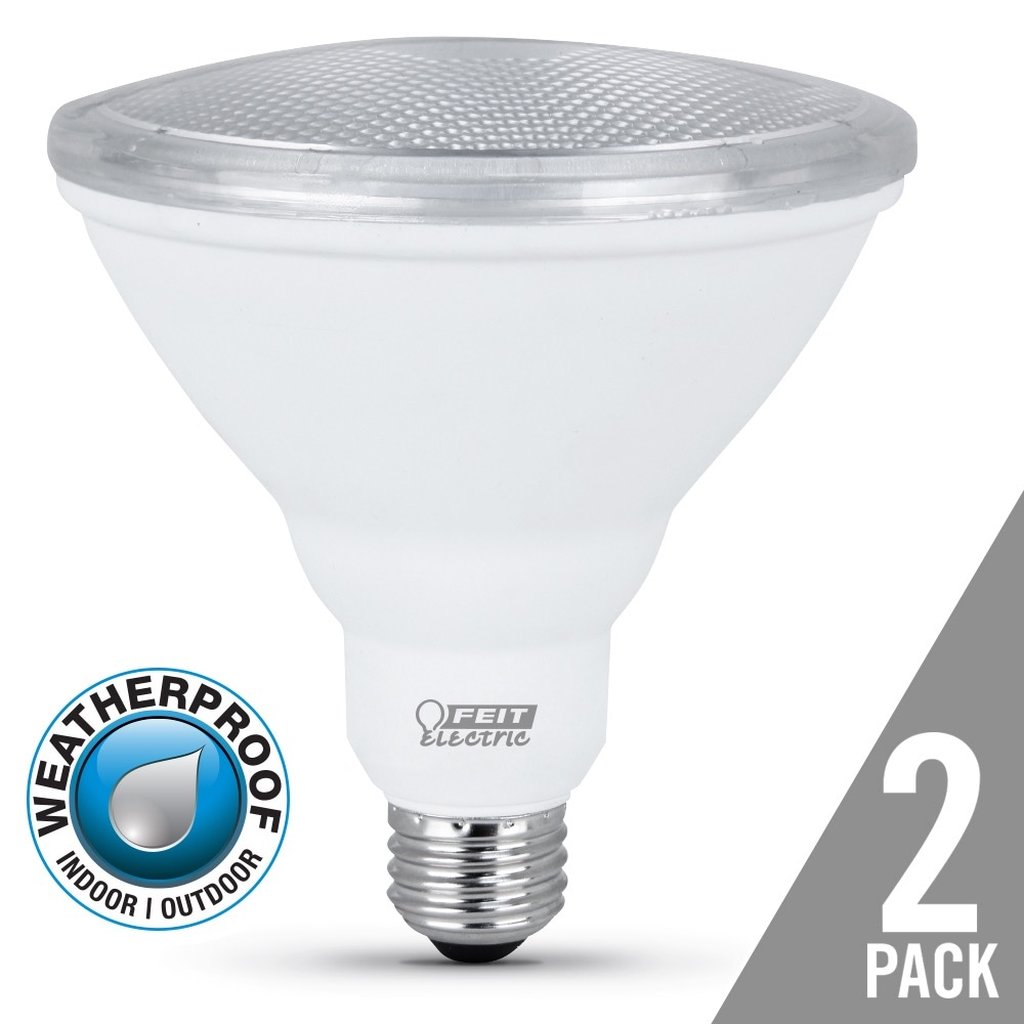 2 pack - Feit Electric PAR3875/850/10KLED/2 10.5W PAR38 Daylight LED