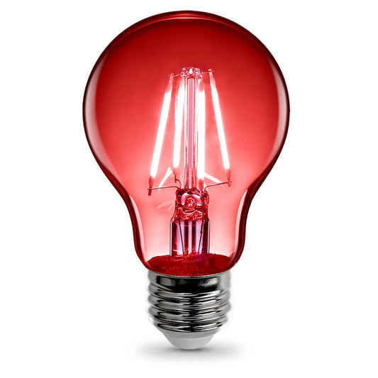 Feit Electric A19/TR/LED 4.5W A19 Red LED Light Bulb