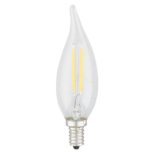 2 pack - 41116-UL 2W C10 Warm White LED Light Bulb
