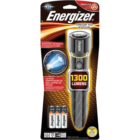 Energizer EPMZH61EEN Vision HD 6AA Performance Metal Flashlight