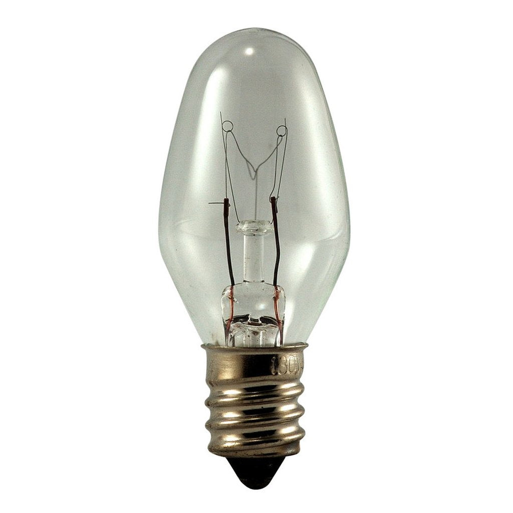 10 pack - Eiko 40073 10W C7 Incandescent Light Bulb