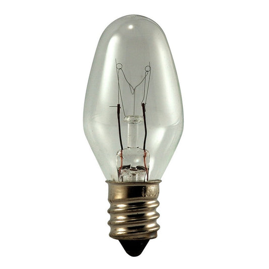 10 pack - Eiko 40353 4W C7 Incandescent Light Bulb