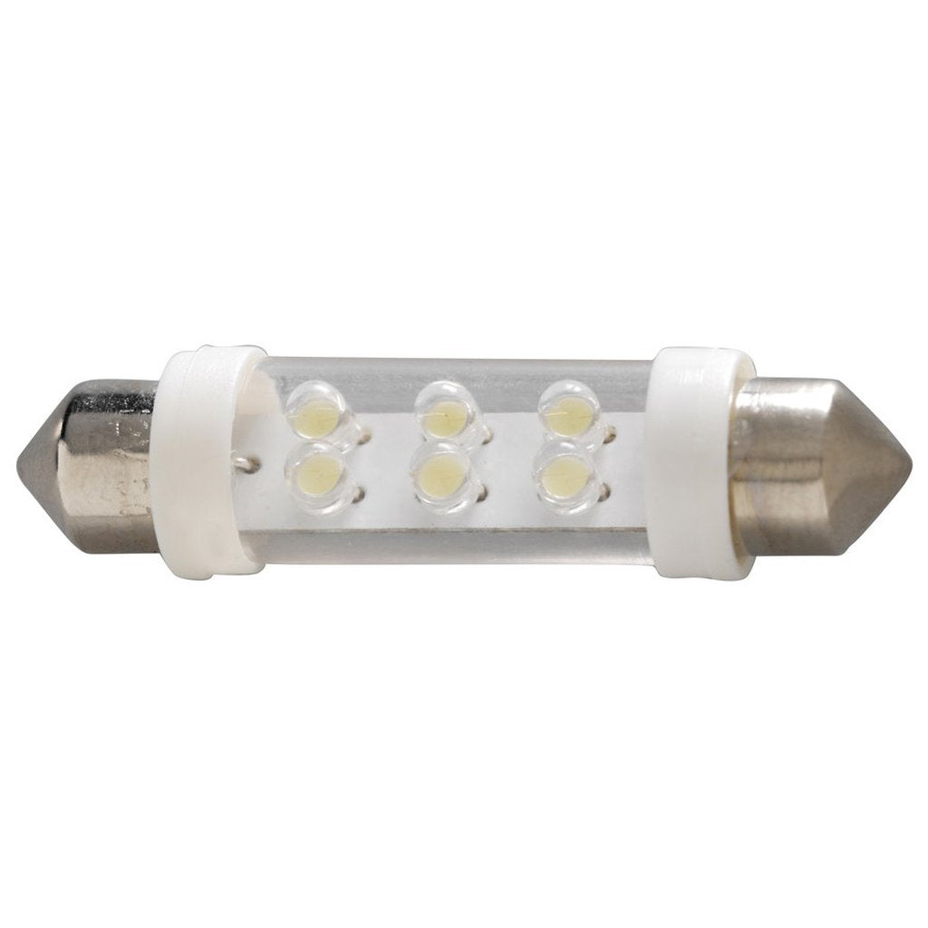 10 pack - Eiko 05377 FESTOON White LED Light Bulb