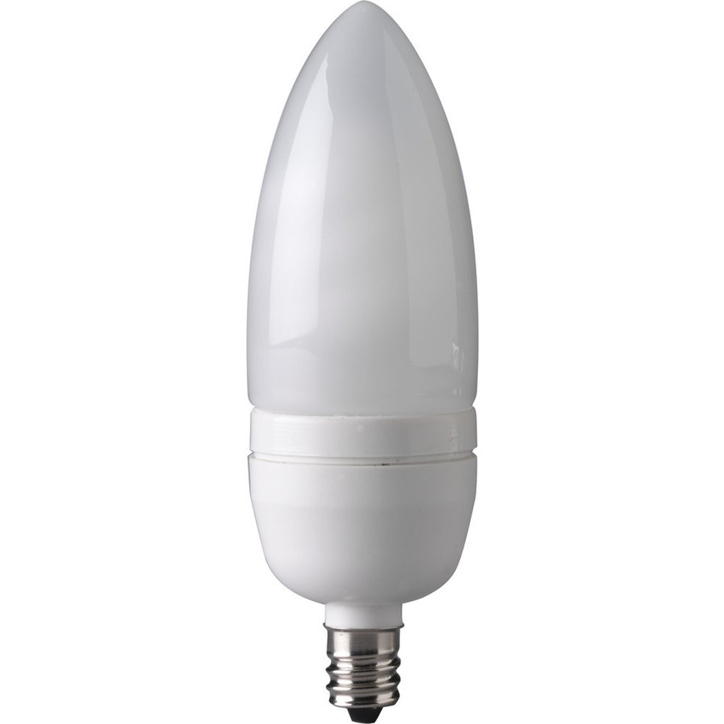 6 pack - Eiko 06442 7W B10 CFL Light Bulb