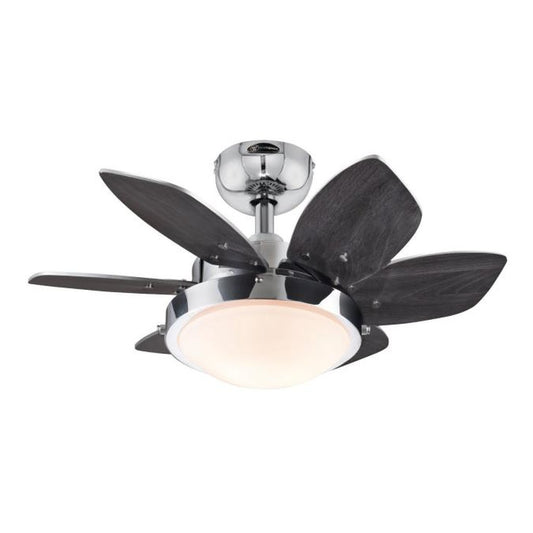 Westinghouse 786315048 Ceiling Fan Fixture 24" Chrome Opal Frs Lt Kit