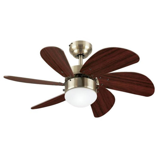 Westinghouse 782485048 Ceiling Fan Fixture 6T30ABD 30 " FAN AB W/LIGHT