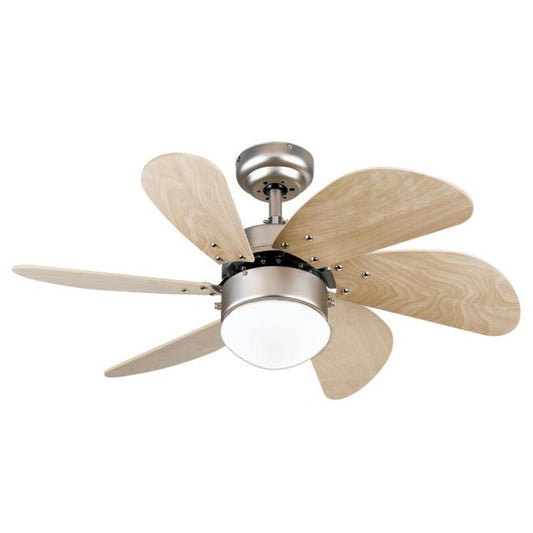 Westinghouse 781445348 Ceiling Fan Fixture 30 6BLD BA W/LT KIT
