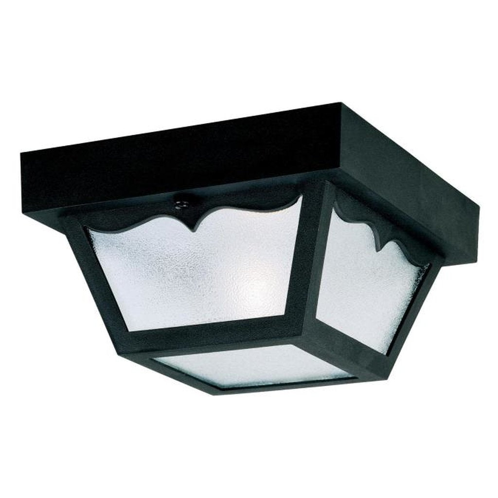 Westinghouse 6682291 Close-to-ceiling Fixture 1 LT BLK SCL FRM W/Pnls