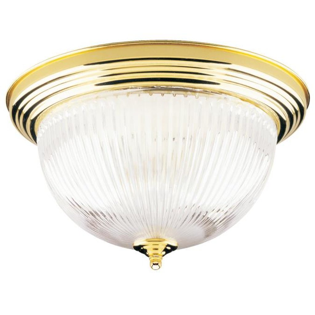 Westinghouse 6628248 Close-to-ceiling Fixture 2LT 13.5" FLUSH PB