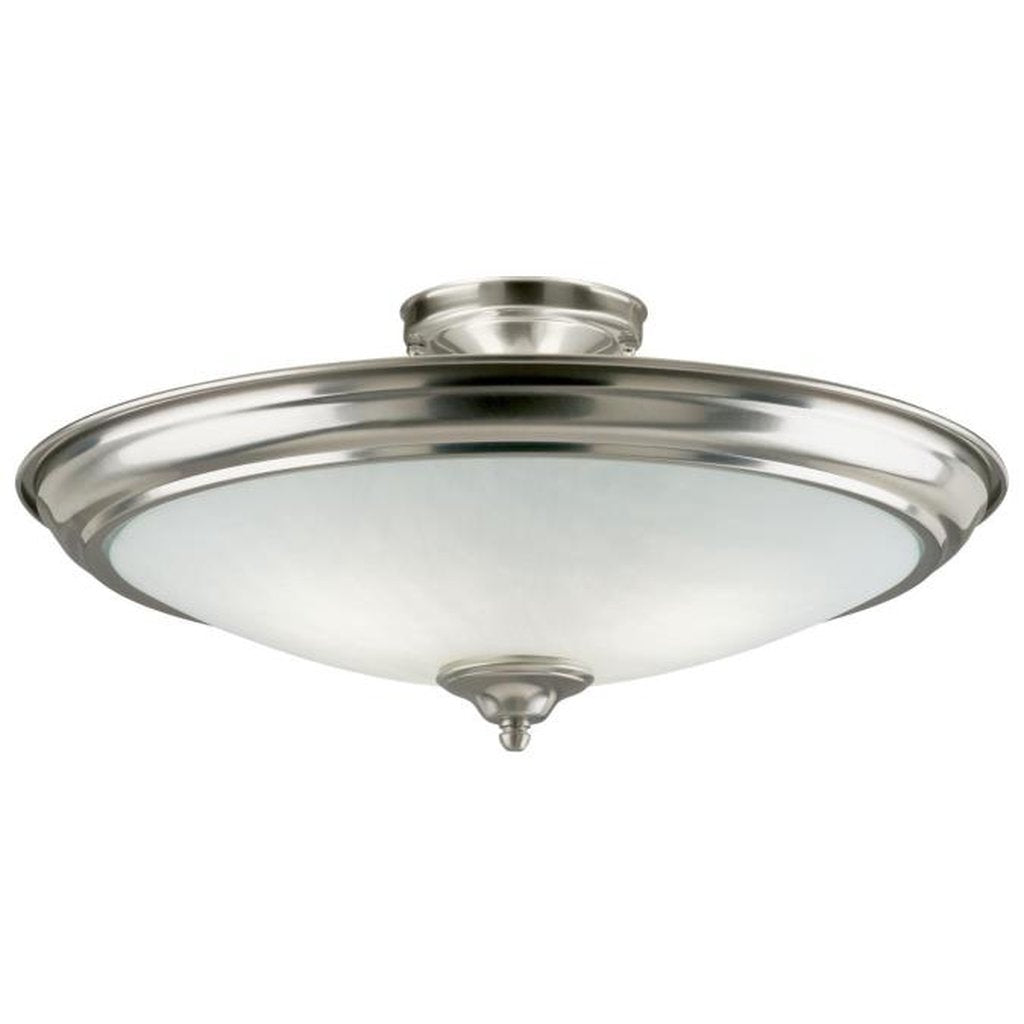 Westinghouse 6434048 Close-to-ceiling Fixture 2LT 15.25" SEMI-FL BN