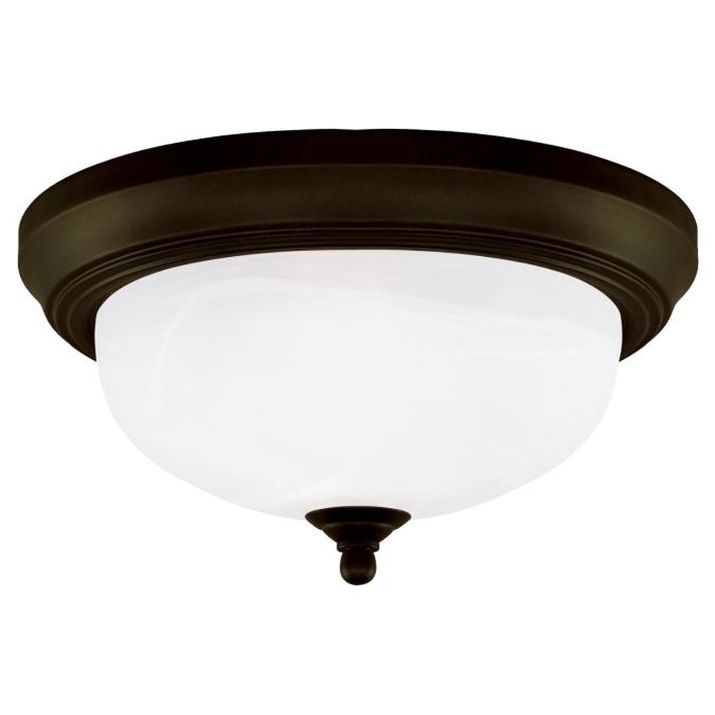 Westinghouse 6429191 Close-to-ceiling Fixture 2Lt Flush ORB Frst WH