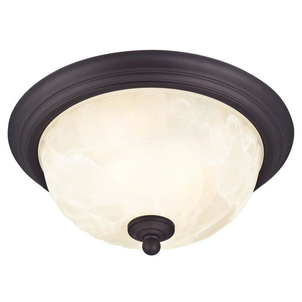 Westinghouse 6230991 Close-to-ceiling Fixture 2Lt Flush Oil Rubbed