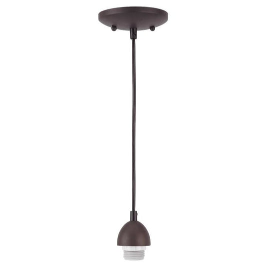 Westinghouse 7028591 Pendant Fixture 1 LT ADJ MINI PED BEIGE BRACKT