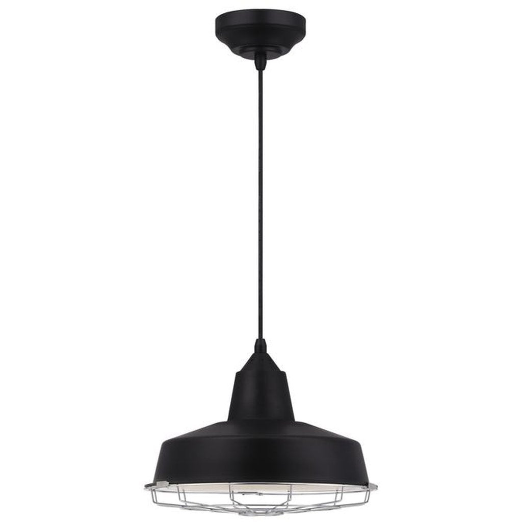 Westinghouse 6401091 Pendant Fixture 13W LED Black Finish