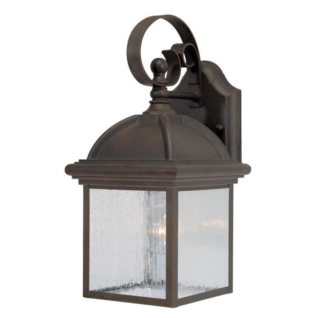 Westinghouse 6939500 Wall Pack Fixture SM OPN BTM 1LT WL LTN TEX RUST