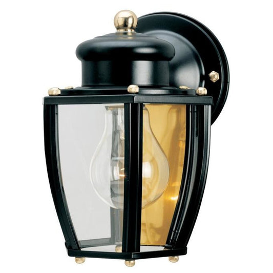 Westinghouse 6696191 Wall Pack Fixture WEST 1LT MATTE BLK OPEN HEX