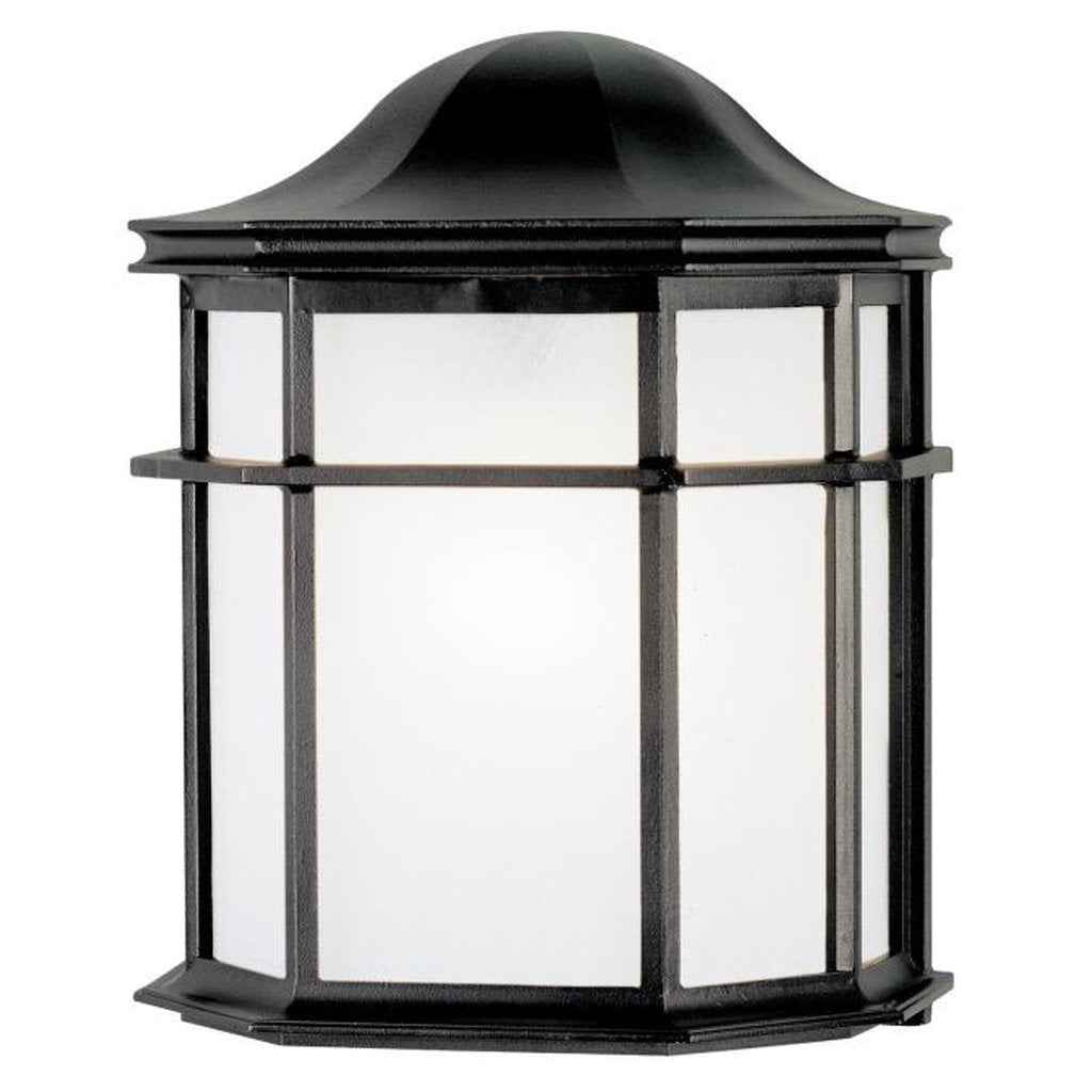 Westinghouse 6689891 Wall Pack Fixture 1LT TXT BLK MISSION LANTERN