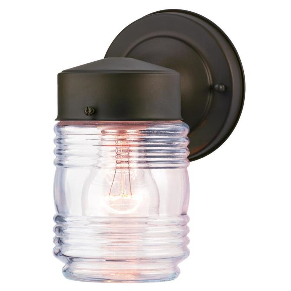 Westinghouse 6688291 Wall Pack Fixture 1Lt Wall Ltn ORB w/Clr Gls
