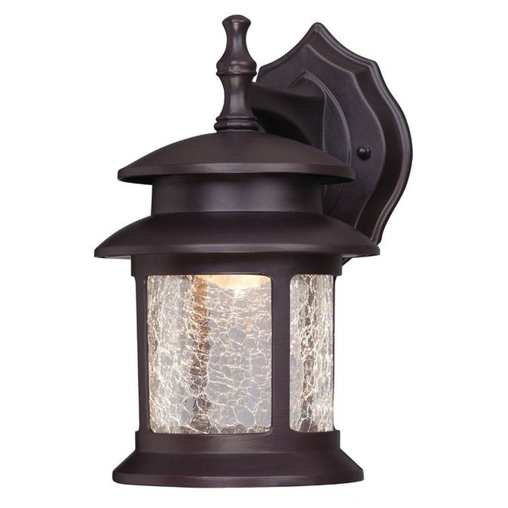 Westinghouse 6400391 Wall Pack Fixture 9W LED Wall Ltn ORB w/Crackle