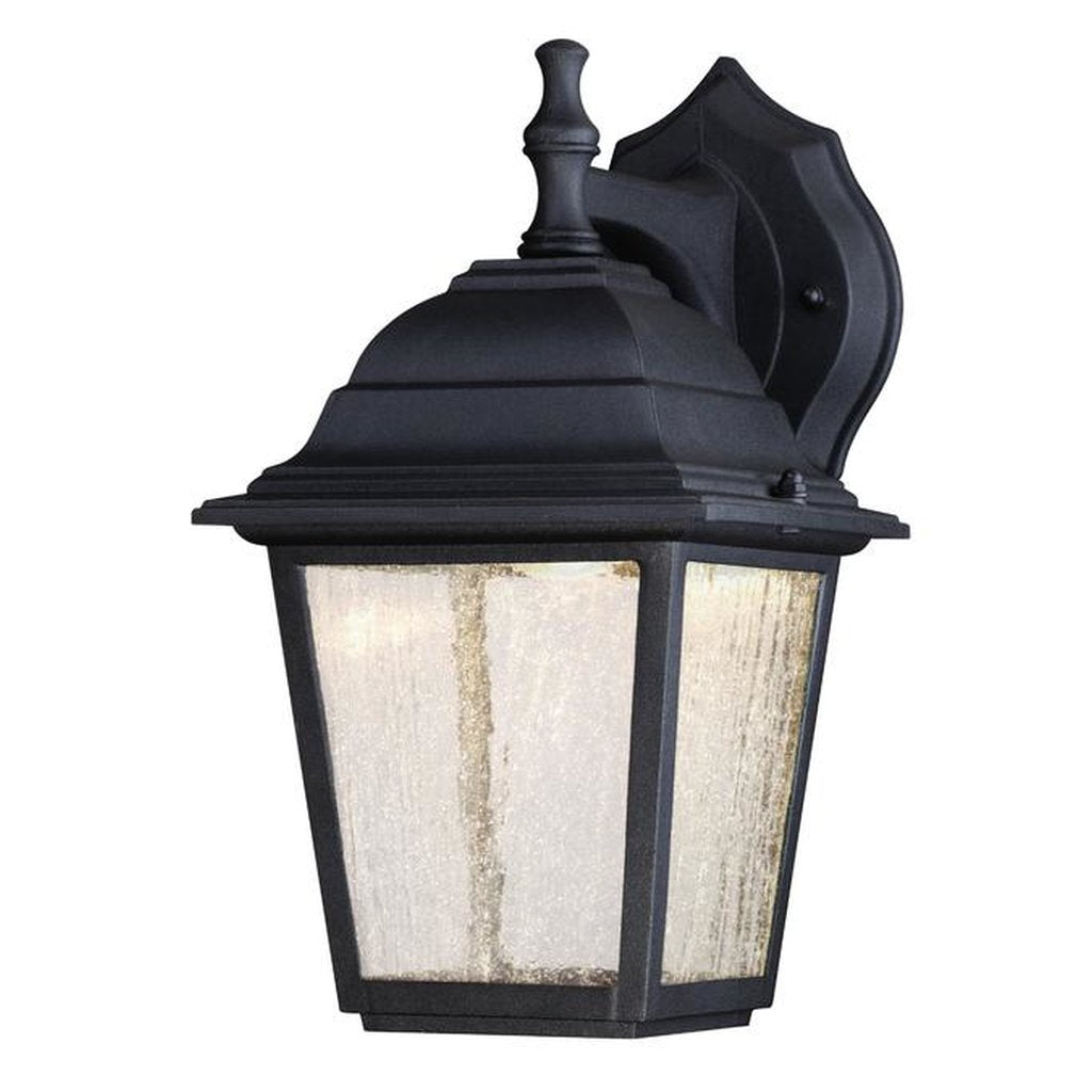 Westinghouse 6400191 Wall Pack Fixture 9W LED Wall Blk Seeded Glass