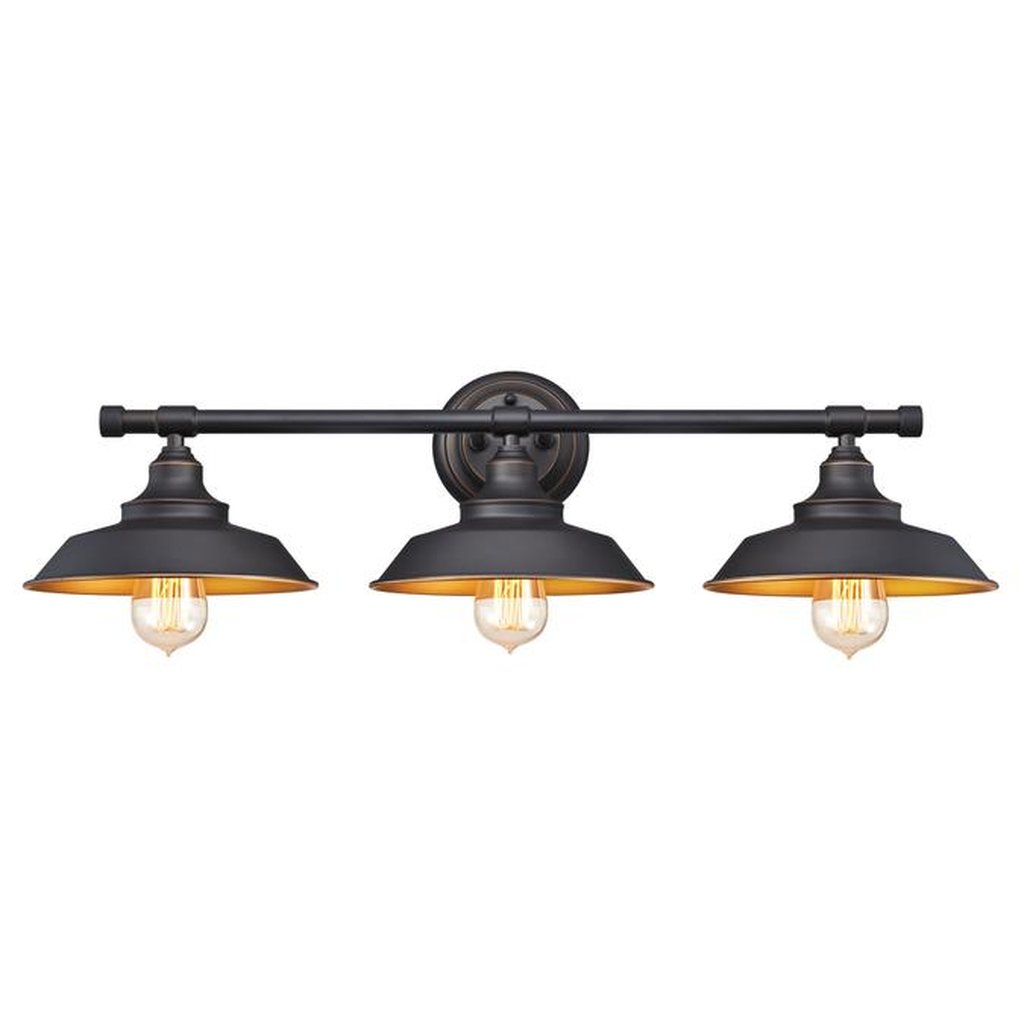Westinghouse 634491448 Sconce Fixture 3Lt Wall ORB (MetBrnze Interior)