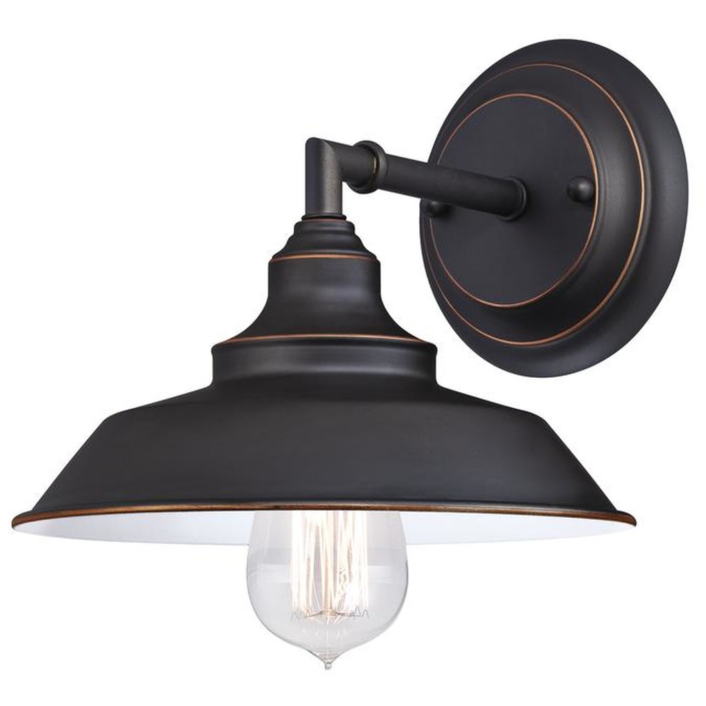 Westinghouse 6343591 Sconce Fixture 1LT Wall ORB w/Highlights