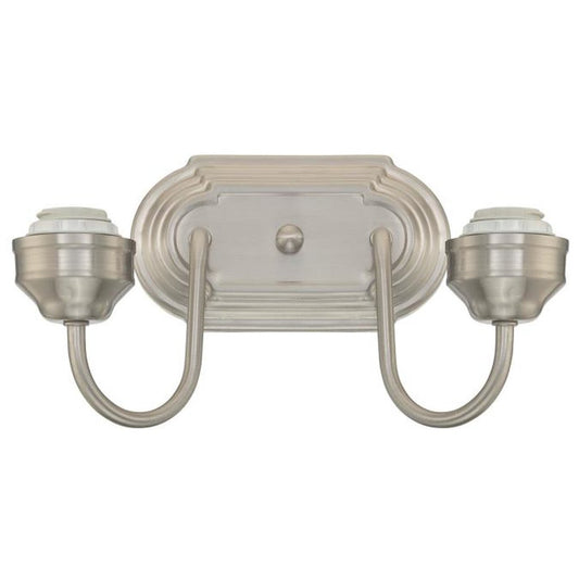 Westinghouse 6300591 Sconce Fixture 2 Light wall Brushed Nickel