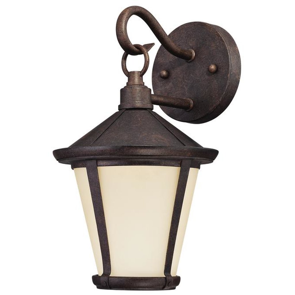 Westinghouse 6204191 Wall Pack Fixture LED Wall Vict Brnze w/Clr Seed