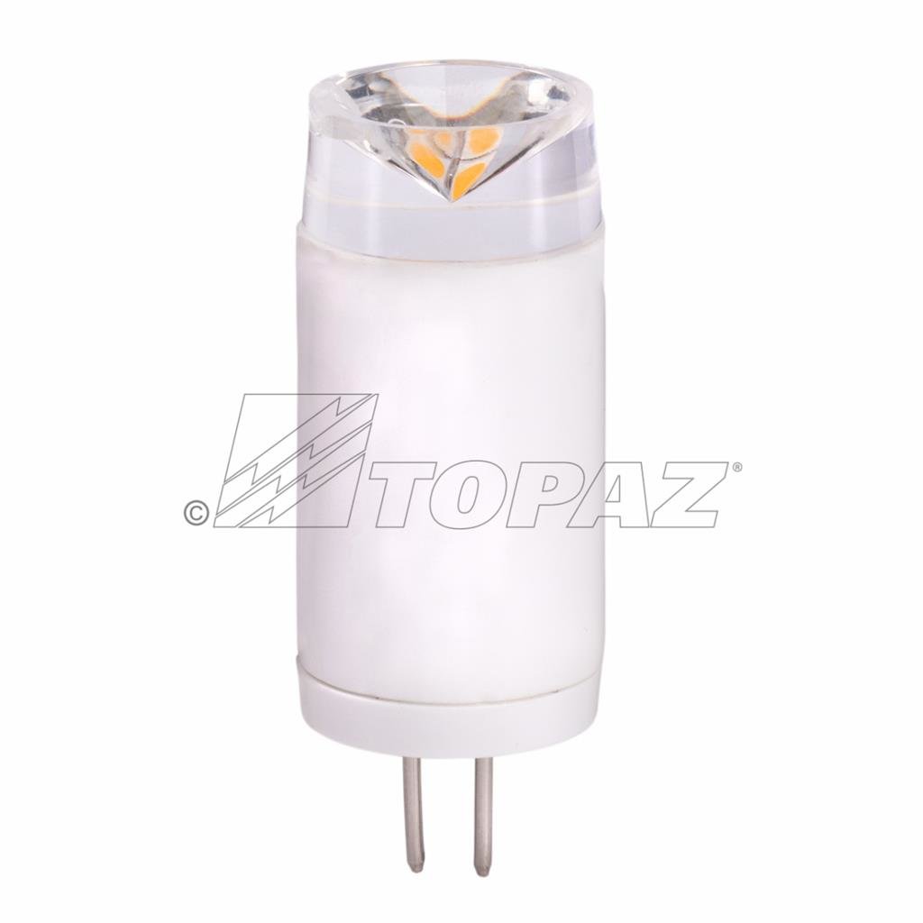200 pack - Topaz LG4T6/3/830/12V-33 2.5W T6 LED Light Bulb