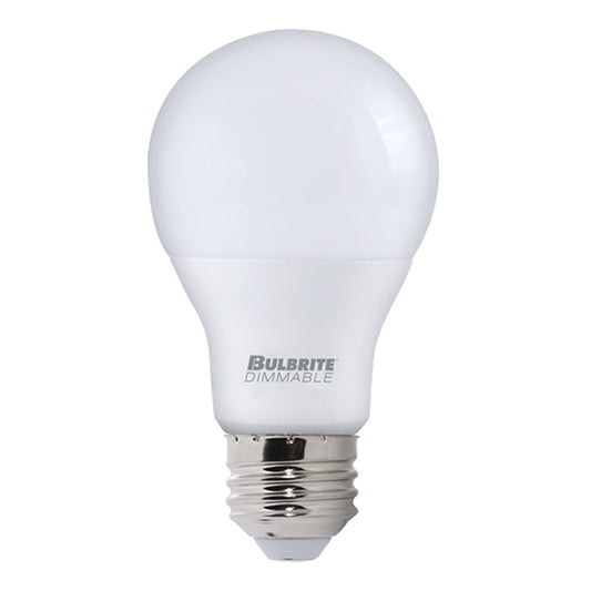 4 pack - Bulbrite 861564 (774116) 9W A19 Cool White LED Light Bulb