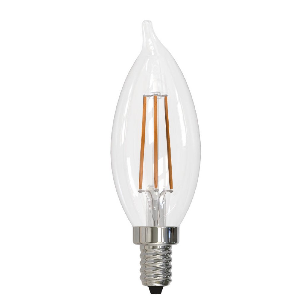 4 pack - Bulbrite 861587 (776629) 5W CA10 Soft White LED Light Bulb