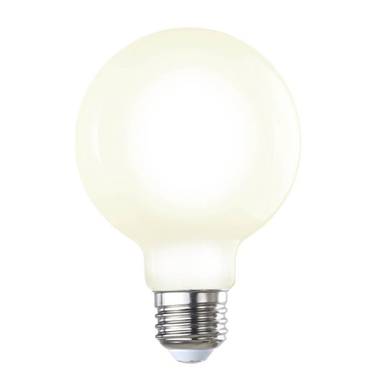 2 pack - Bulbrite 861576 (776611) 7W G25 Warm White LED Light Bulb