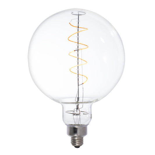 2 pack - Bulbrite 776302 4W G63 Amber LED Light Bulb
