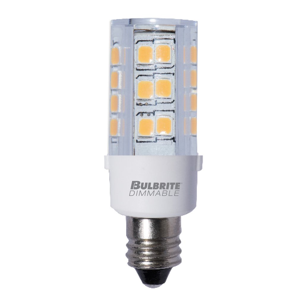 2 pack - Bulbrite 861519 (770584) 4.5W T4 Soft White LED Light Bulb