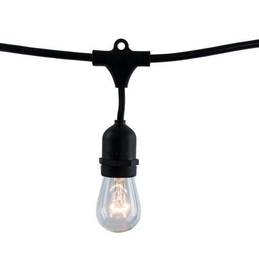 Bulbrite 810002 String Light Fixture 48' 15 Socket with Clear 11W S14