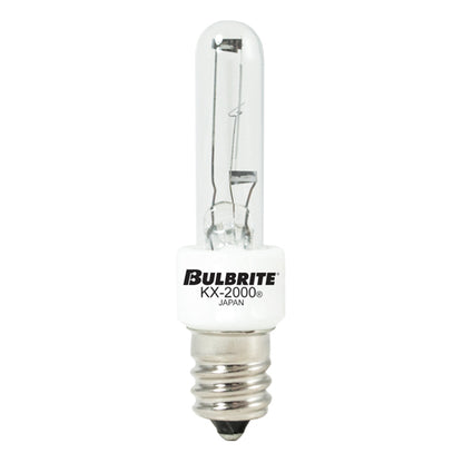 Bulbrite 473040 Bulbrite Incandescent 40 Watt T3 Light Bulbs with a Clear Finish and Candelabra Screw (E12) Base, 2700K (Warm White Light)