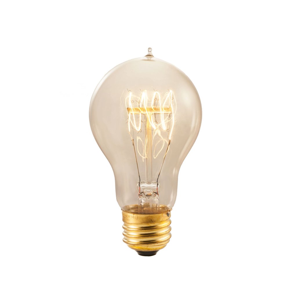 4 pack - Bulbrite 861373 (132520) 25W A19 Warm Amber Incandescent
