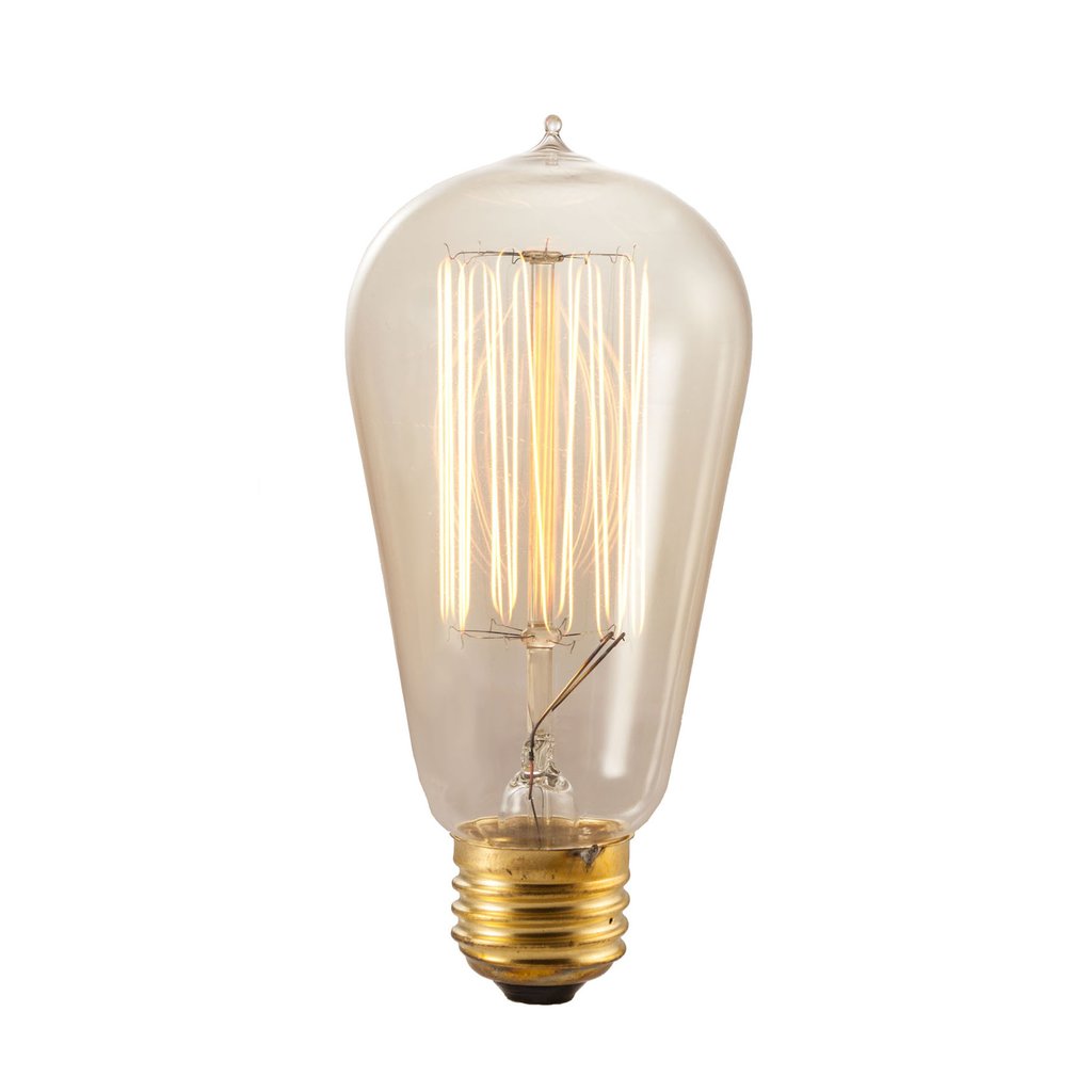 4 pack - Bulbrite 861231 (136019) 60W ST18 Amber Incandescent